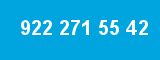 922 271 55 42 922 271 55 42